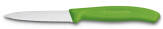 Nóż kuchenny, ząbkowany, profilowany Victorinox 8 cm - zielony