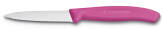 Nóż kuchenny, ząbkowany, profilowany Victorinox 8 cm - różowy