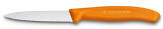 Nóż kuchenny, ząbkowany, profilowany Victorinox 8 cm - pomarańczowy