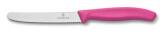 Nóż kuchenny, ząbkowany, profilowany Victorinox 11 cm HIT!!! - różowy