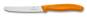 Nóż kuchenny, ząbkowany, profilowany Victorinox 11 cm HIT!!! - pomarańczowy